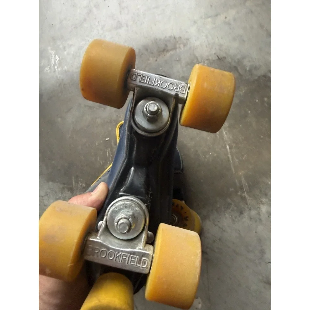 Vintage 1980 Pac-Man Roller Skates Brookfield Trucks Original Wheels PM 9